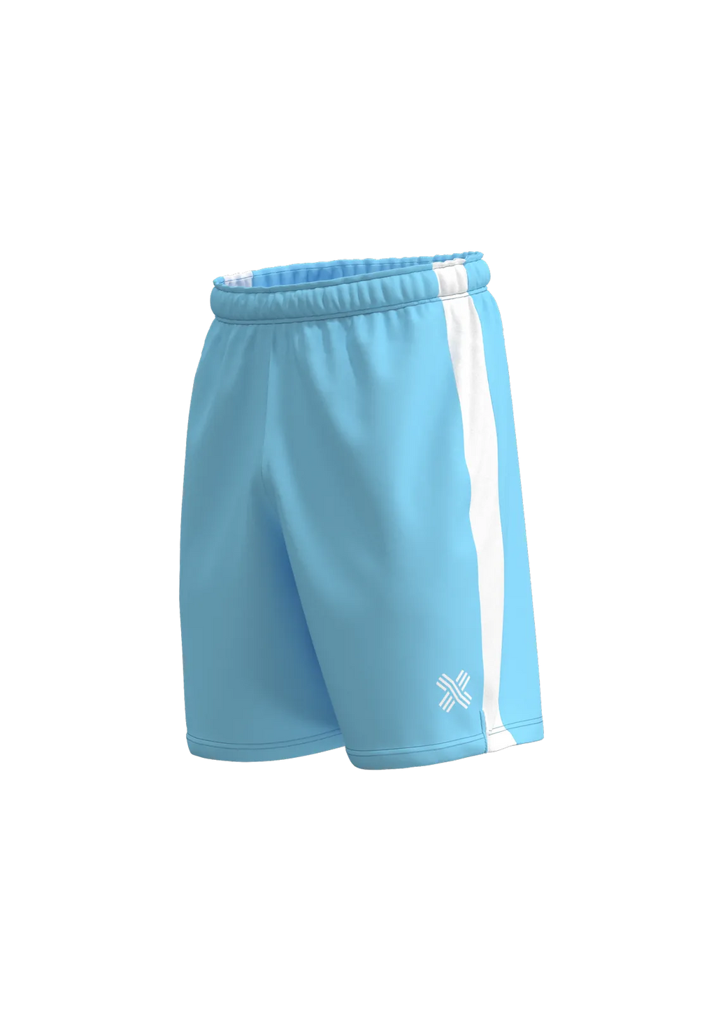 Accra Match Shorts — Sky Blue