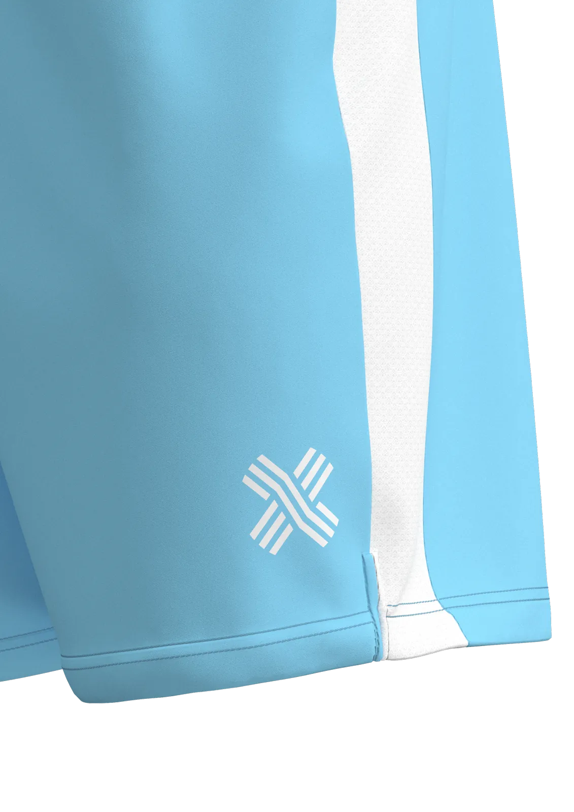 Accra Match Shorts — Sky Blue