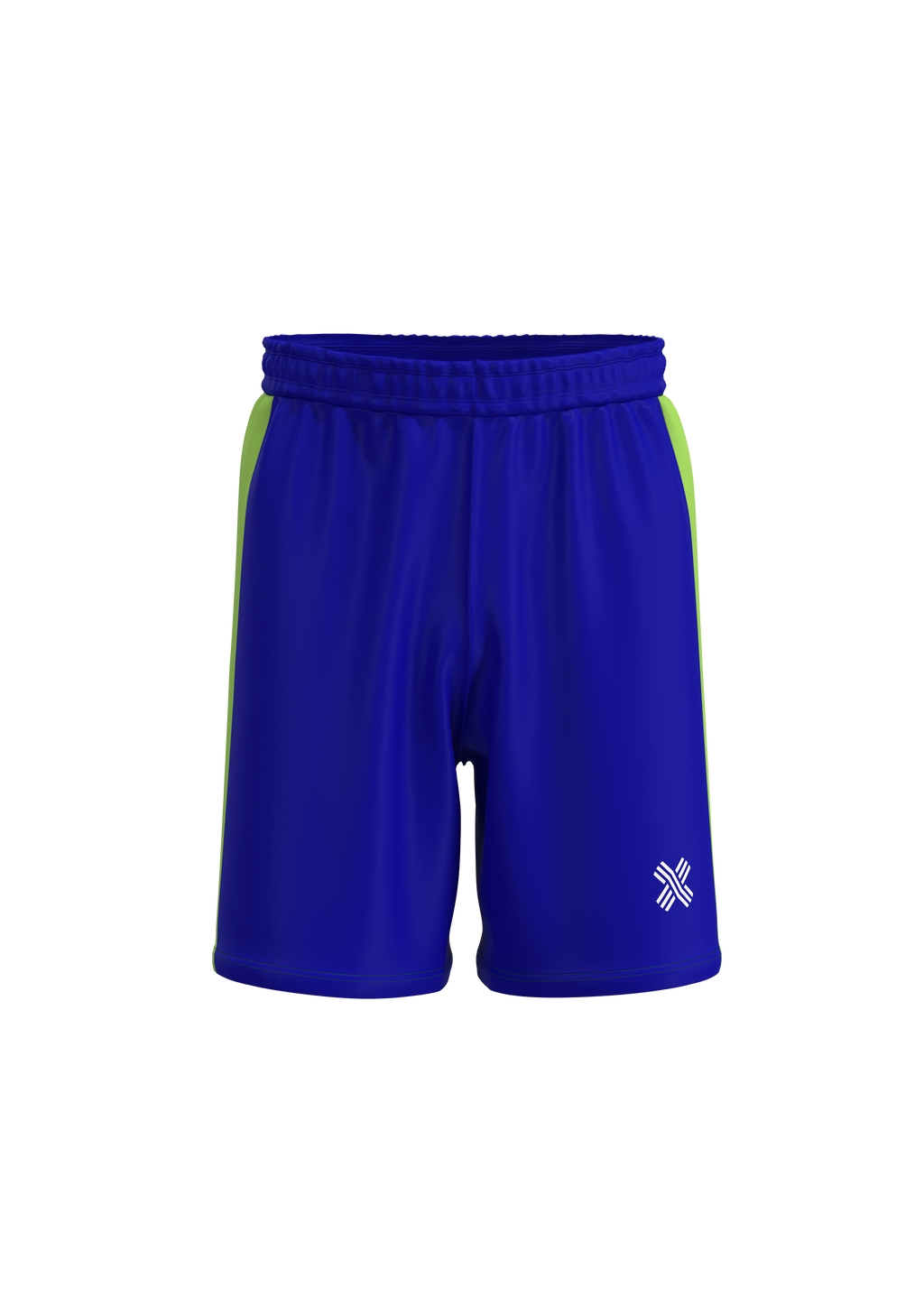 Goalkeeper Shorts Blue Lime