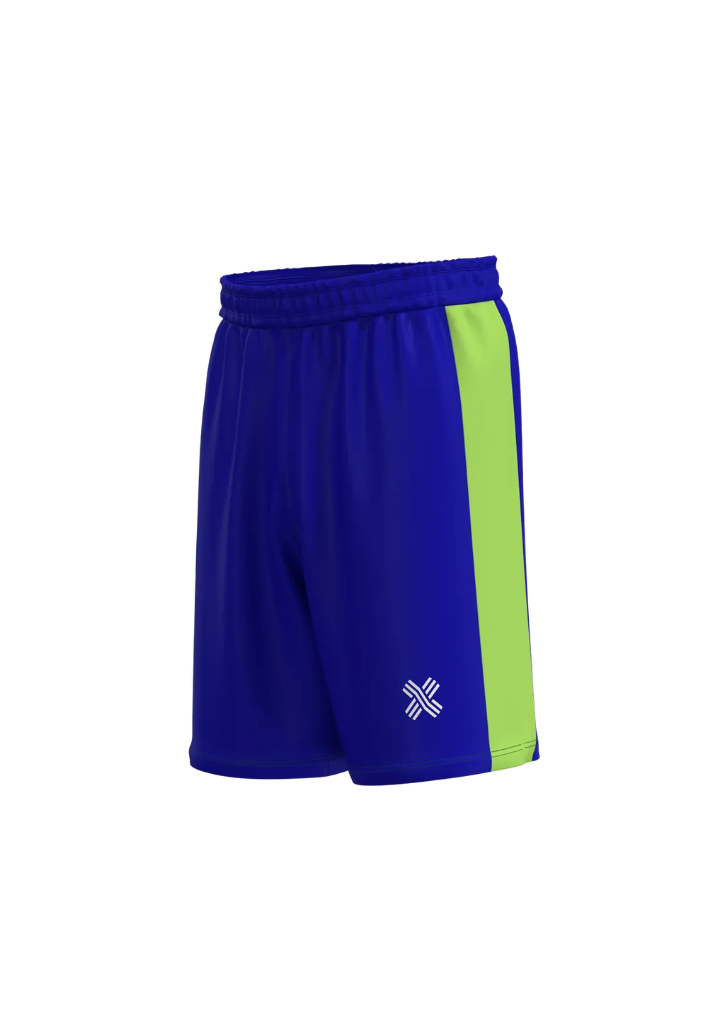 Goalkeeper Shorts — Blue/Lime