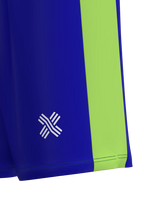Goalkeeper Shorts — Blue/Lime