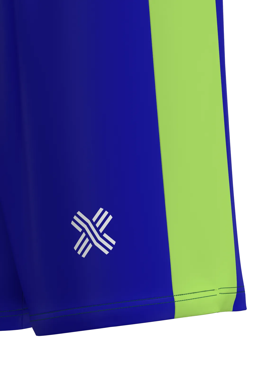 Goalkeeper Shorts — Blue/Lime