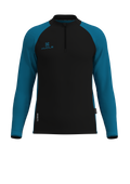 Pulse Pro Quarter Zip Black Blue