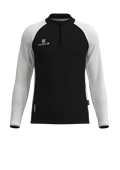 Pulse Pro Quarter Zip Black White
