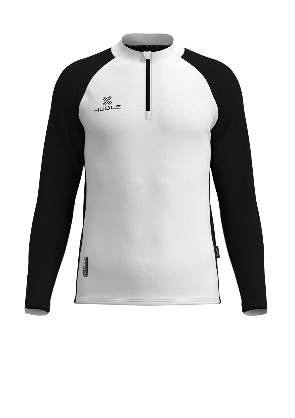 Pulse Pro Quarter Zip White Black