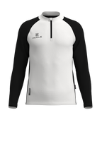 Pulse Pro Quarter Zip White Black