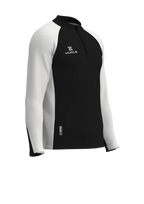 Pulse Pro ¼ Zip Top — Black/White