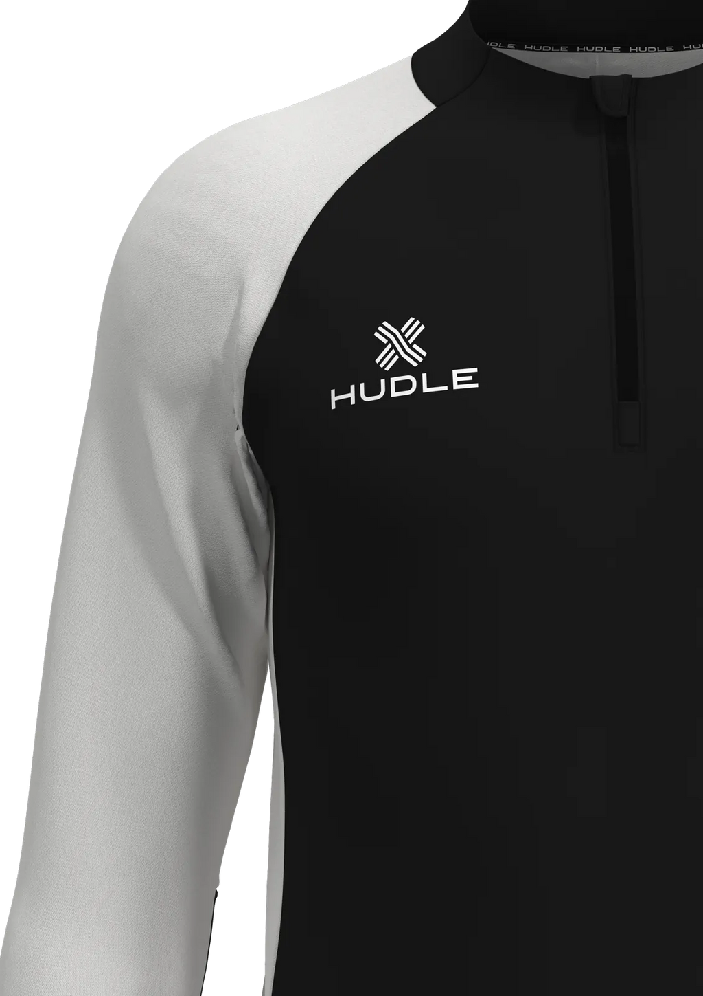 Pulse Pro ¼ Zip Top — Black/White