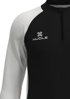 Pulse Pro ¼ Zip Top — Black/White