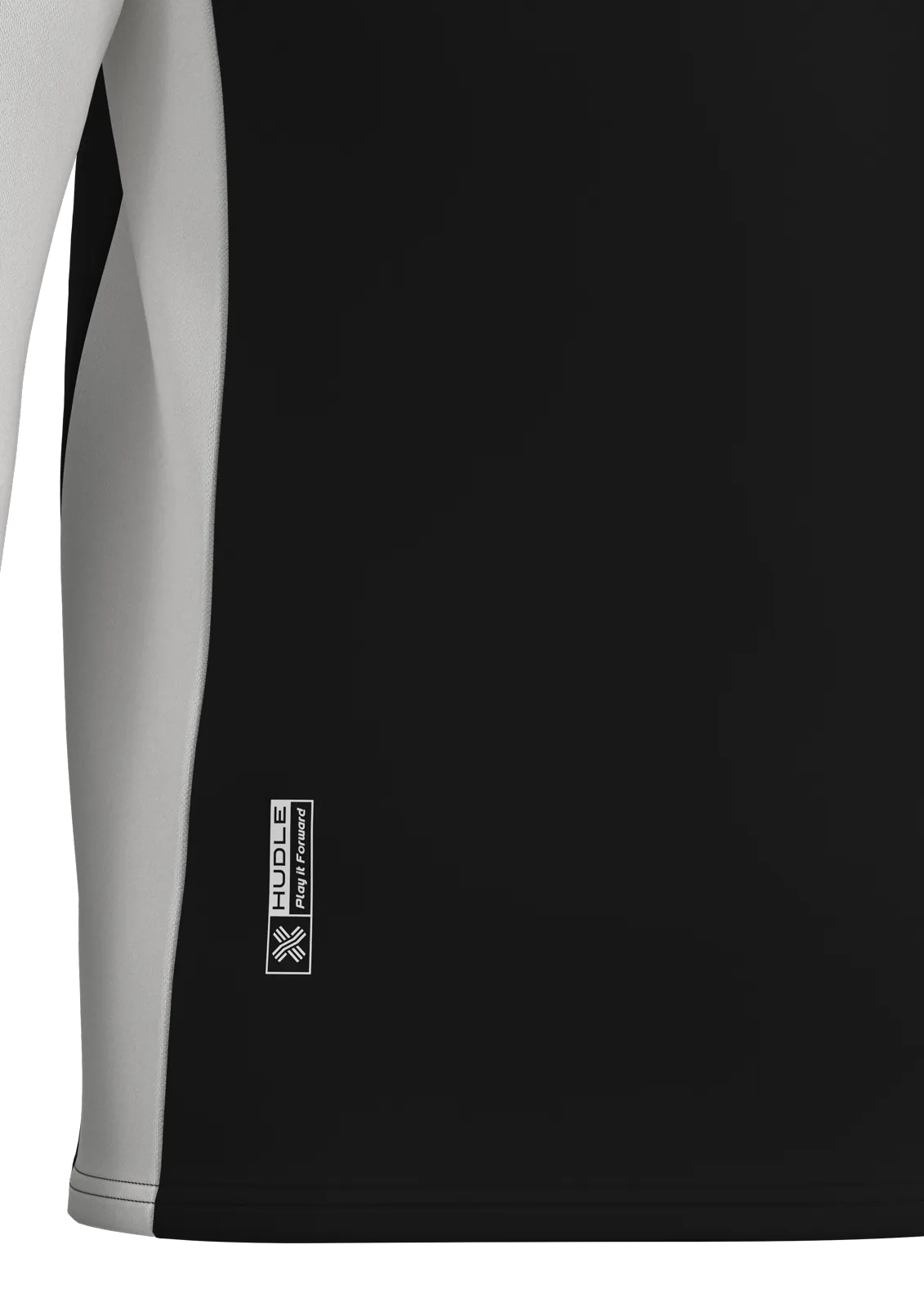 Pulse Pro ¼ Zip Top — Black/White