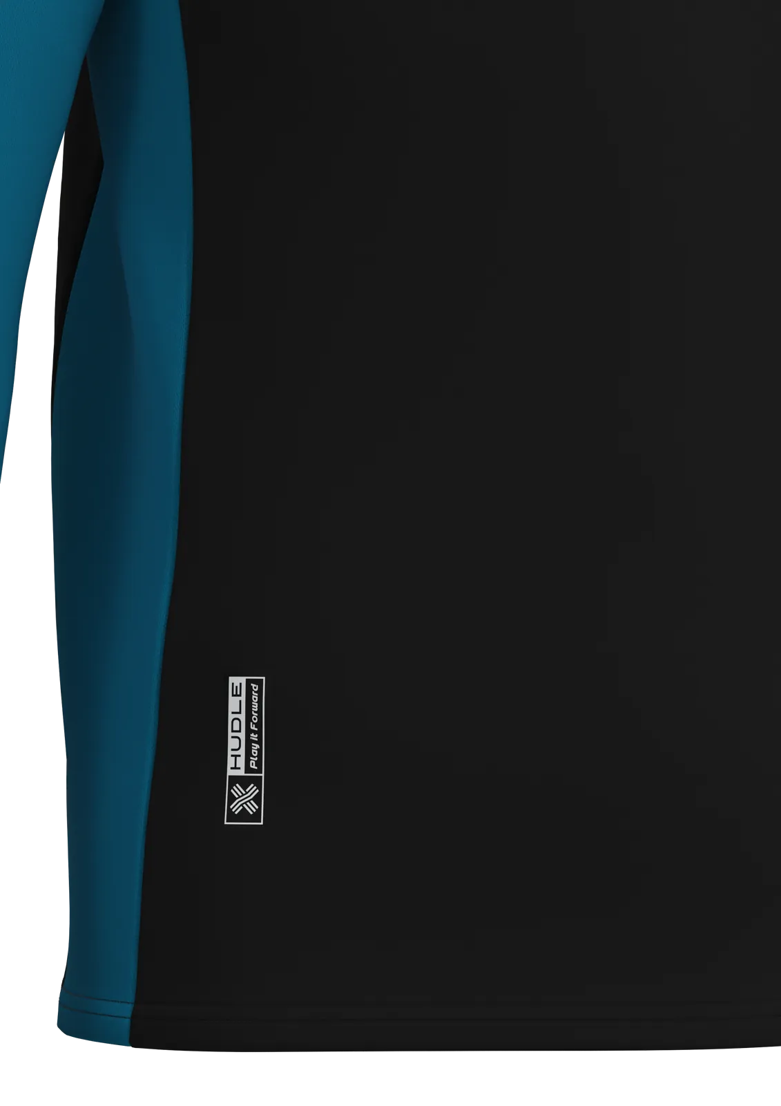 Pulse Pro ¼ Zip Top — Black/White