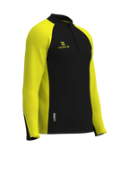 Pulse Pro ¼ Zip Top — Black/Yellow
