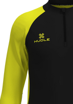 Pulse Pro ¼ Zip Top — Black/Yellow