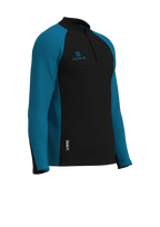 Pulse Pro ¼ Zip Top — Black/Blue