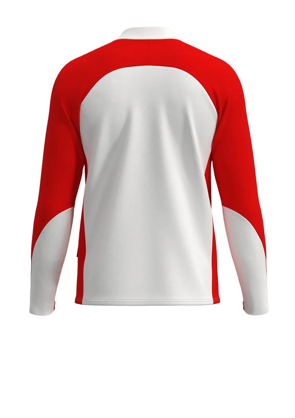 Pulse Pro ¼ Zip Top — White/Red