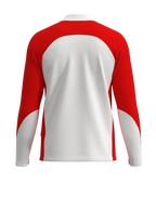 Pulse Pro ¼ Zip Top — White/Red