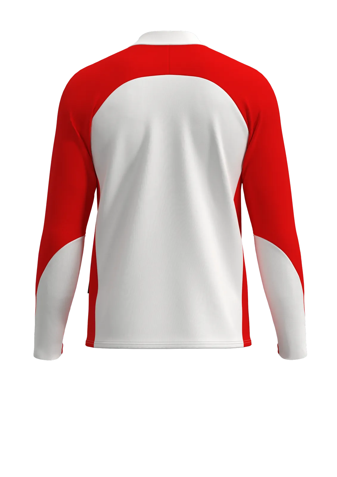 Pulse Pro ¼ Zip Top — White/Red
