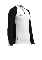 Pulse Pro ¼ Zip Top — White/Black