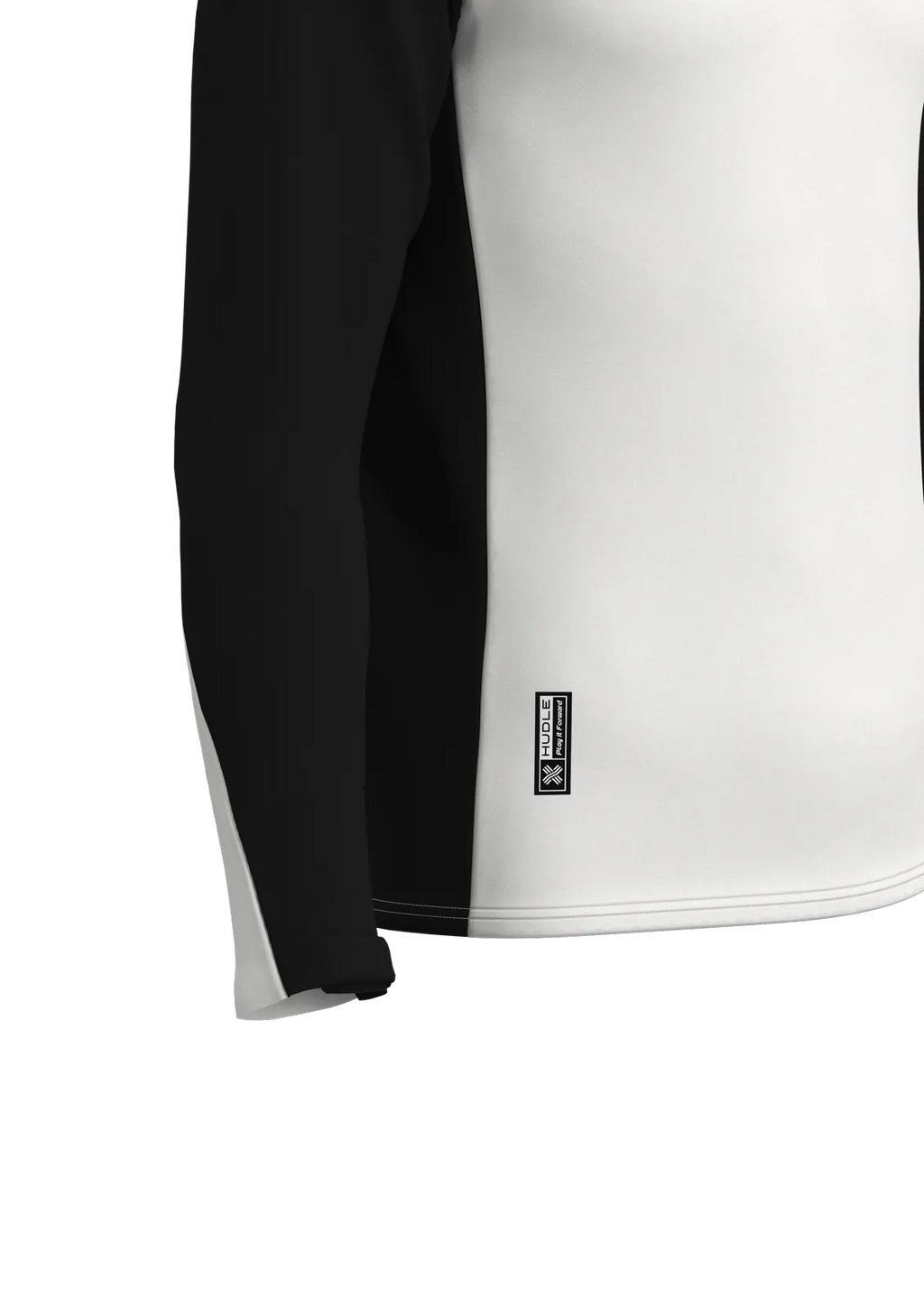 Pulse Pro ¼ Zip Top — White/Black
