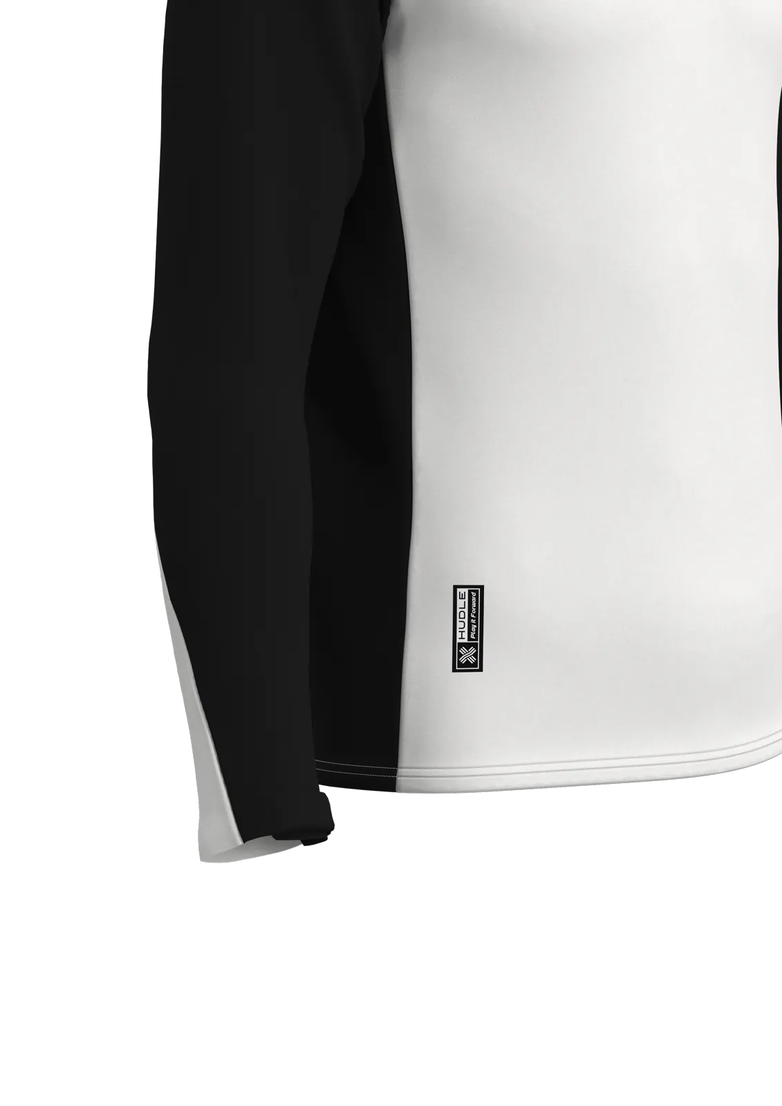 Pulse Pro ¼ Zip Top — White/Black