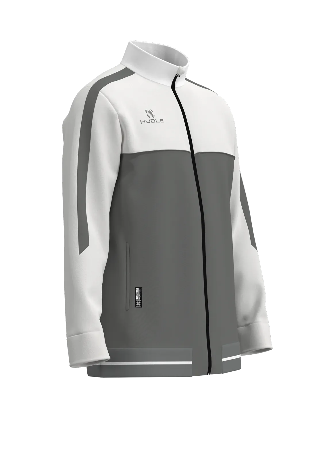 Pulse Tracksuit Top — Grey