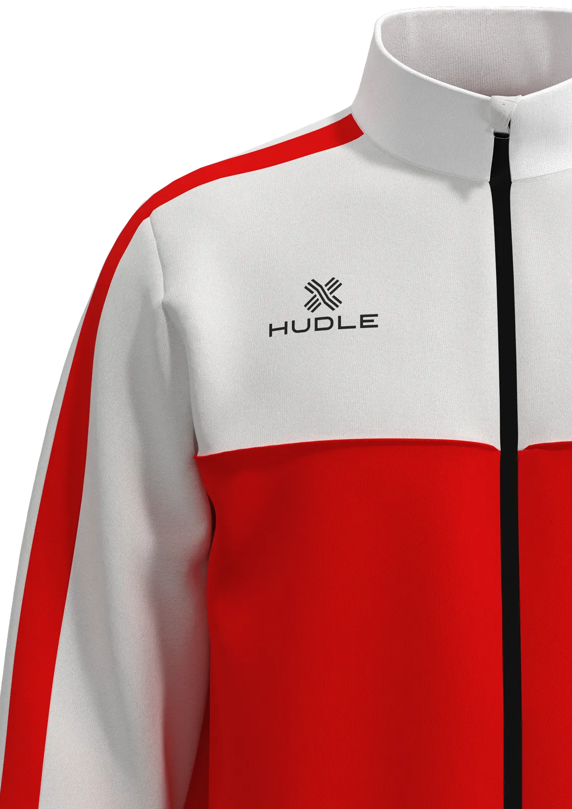 Pulse Tracksuit Top — Red