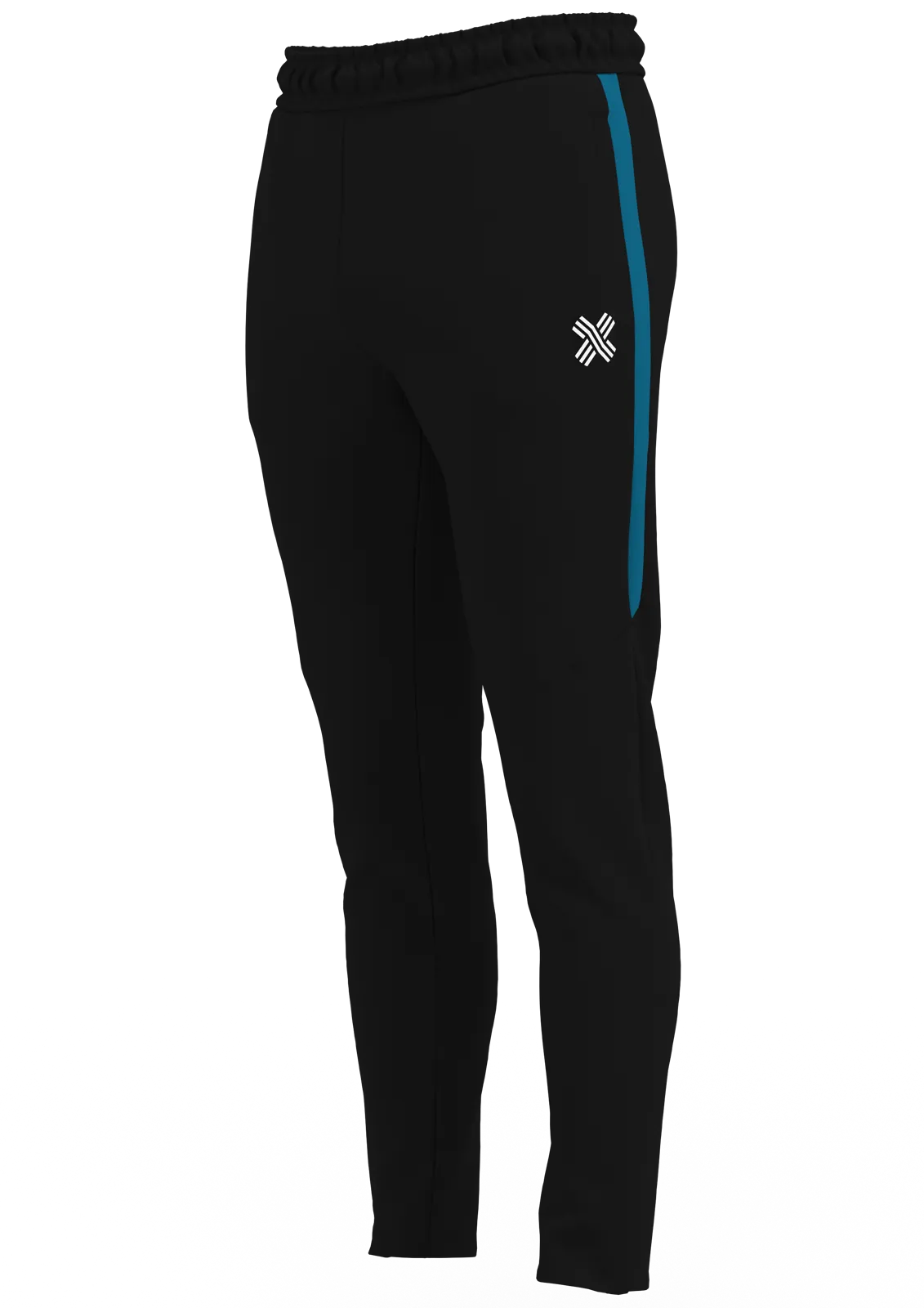 Rafiki Training Pants — Black/Teal
