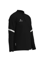 Rafiki ¼ Zip Top — Black/White