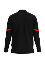 Rafiki ¼ Zip Top — Black/Red