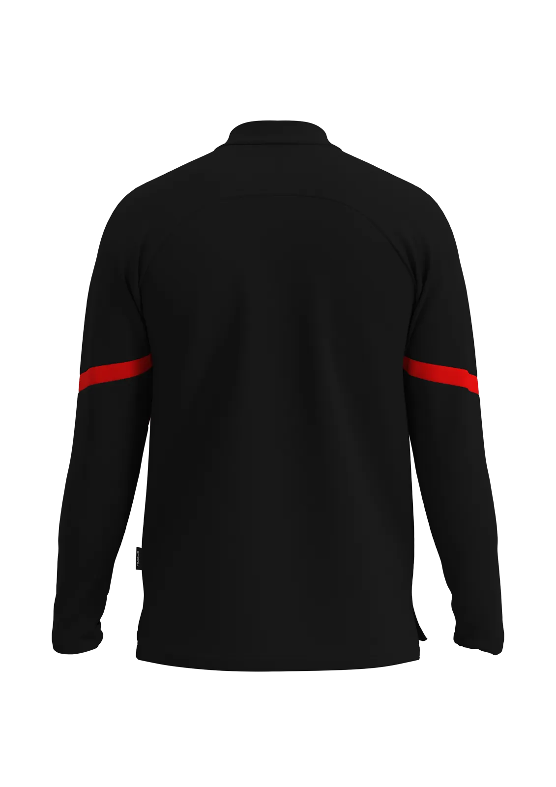Rafiki ¼ Zip Top — Black/Red