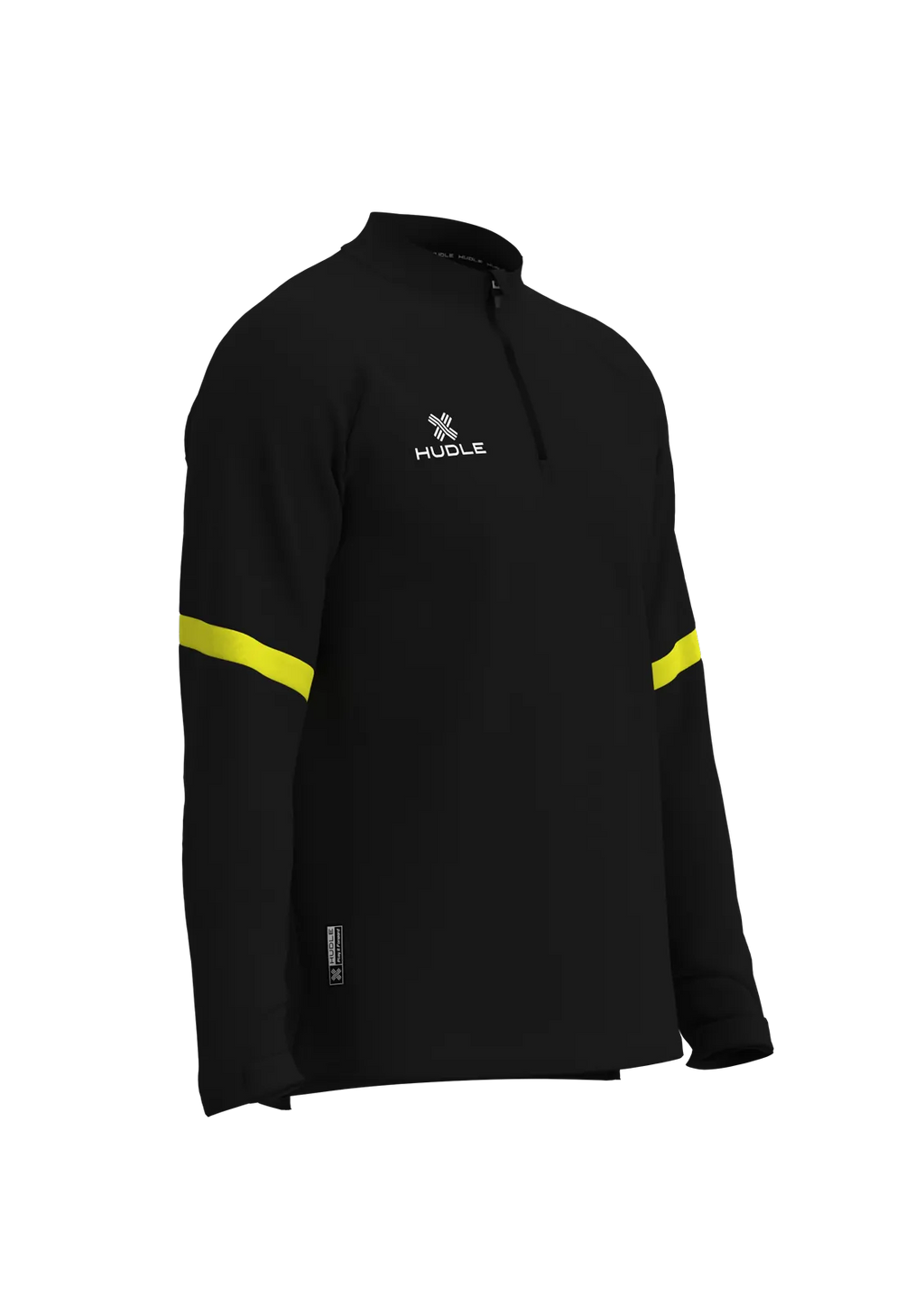 Rafiki ¼ Zip Top — Black/Yellow