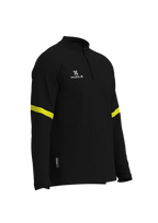 Rafiki ¼ Zip Top — Black/Yellow