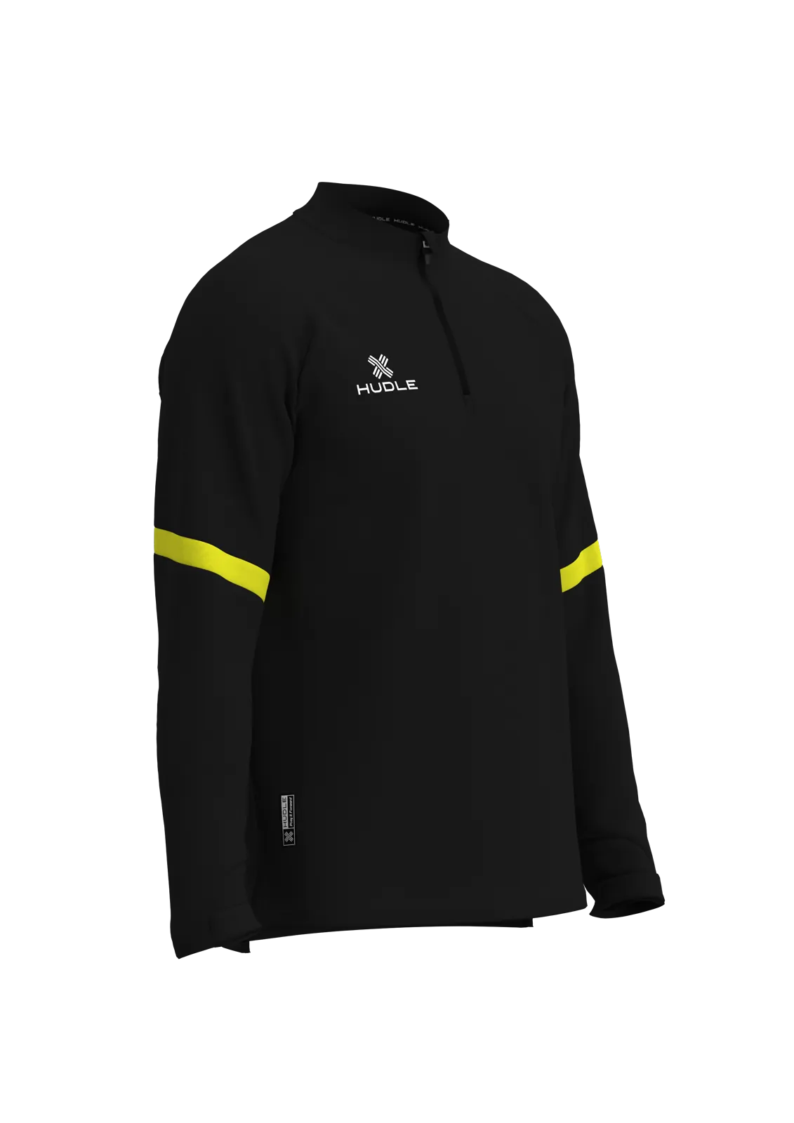 Rafiki ¼ Zip Top — Black/Yellow