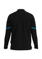 Rafiki ¼ Zip Top — Black/Teal