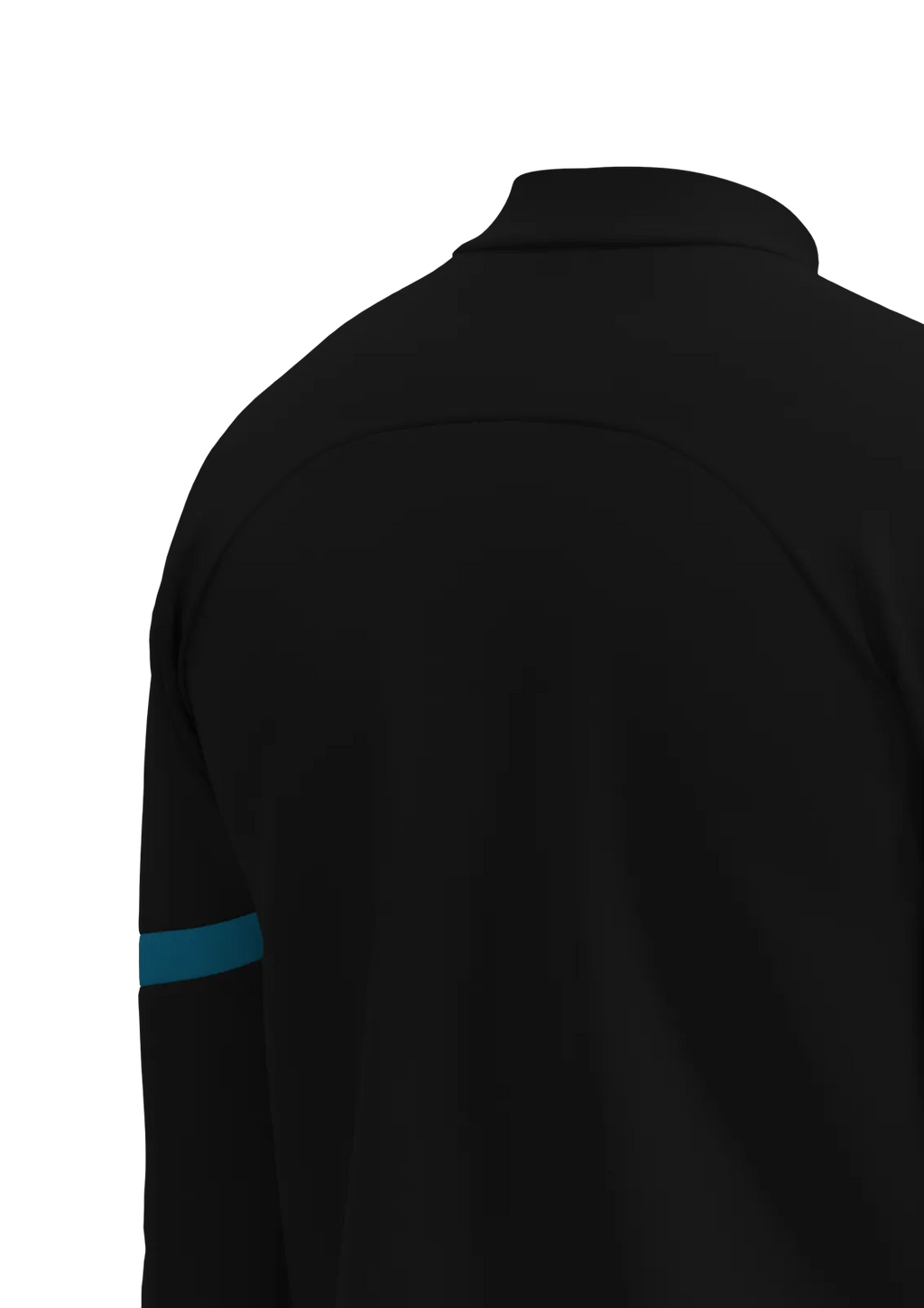 Rafiki ¼ Zip Top — Black/Teal