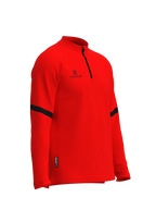 Rafiki ¼ Zip Top — Red