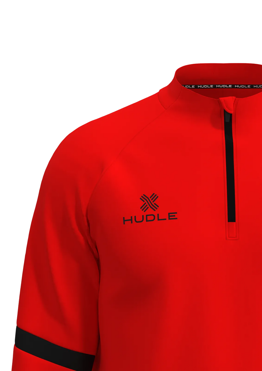 Rafiki ¼ Zip Top — Red