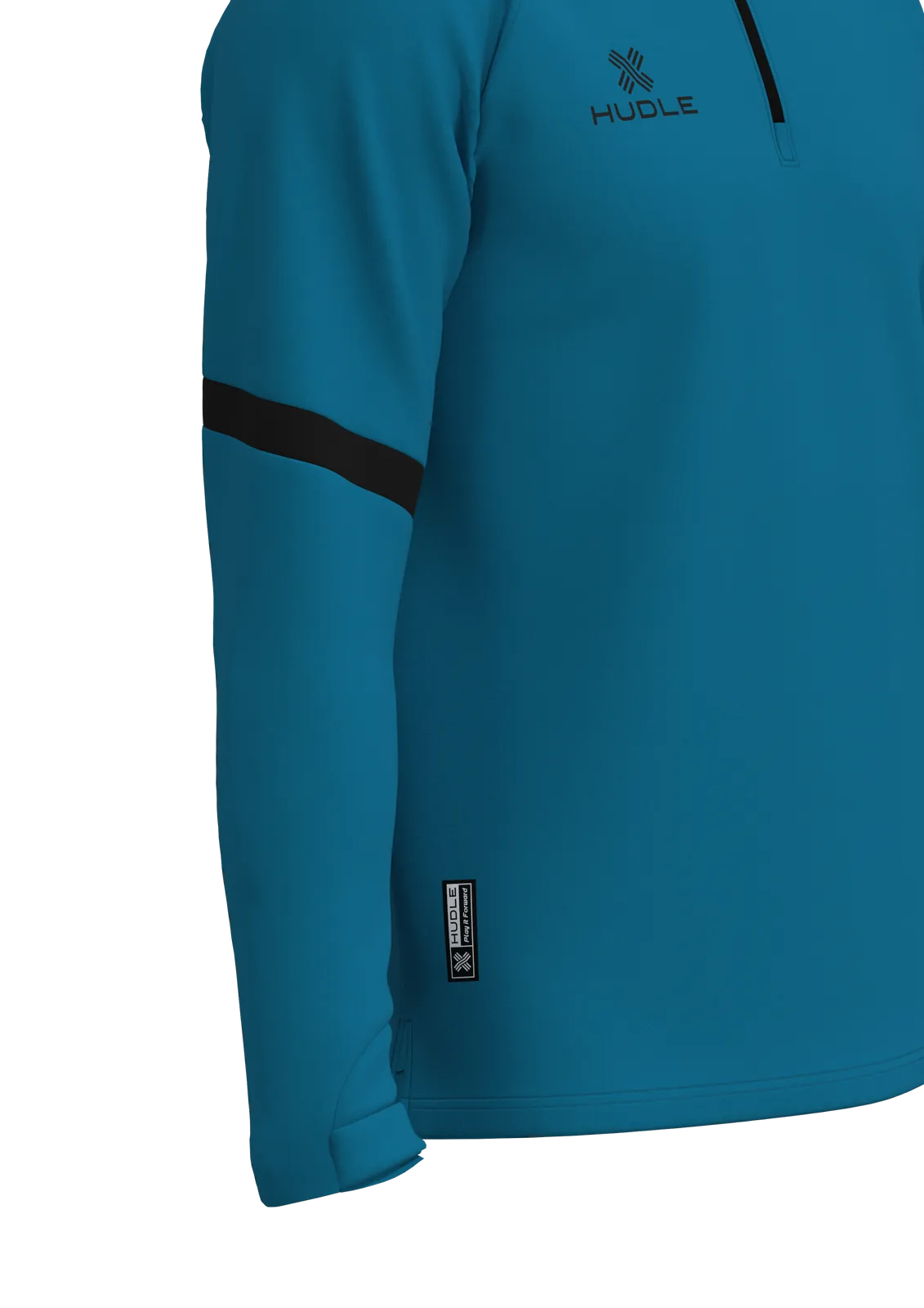 Rafiki ¼ Zip Top — Teal