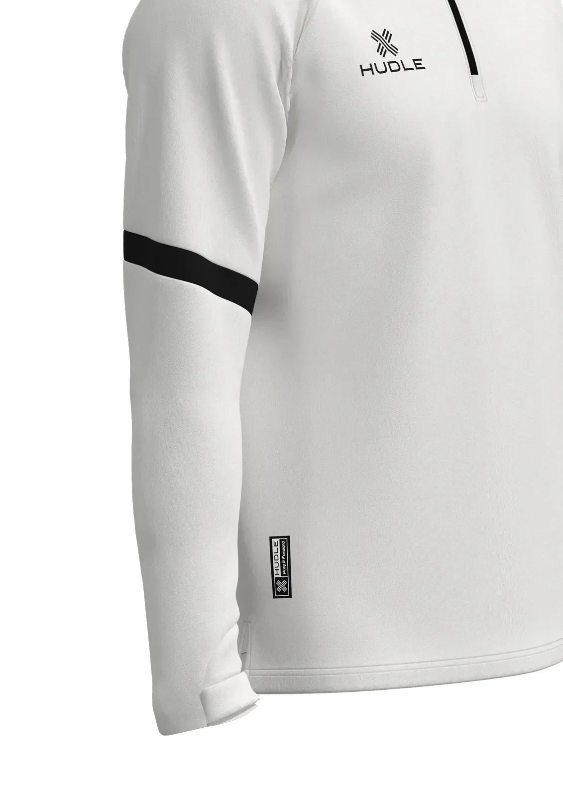 Rafiki ¼ Zip Top — Charcoal