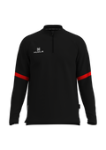Rafiki Quarter Zip Black Red