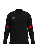 Rafiki Quarter Zip Black Red