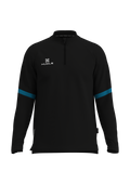 Rafiki Quarter Zip Black Teal