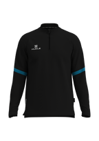 Rafiki Quarter Zip Black Teal