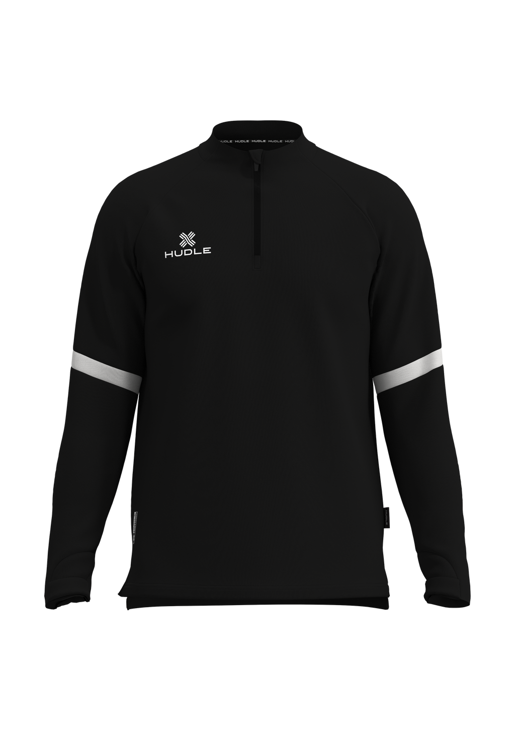 Rafiki Quarter Zip Black White