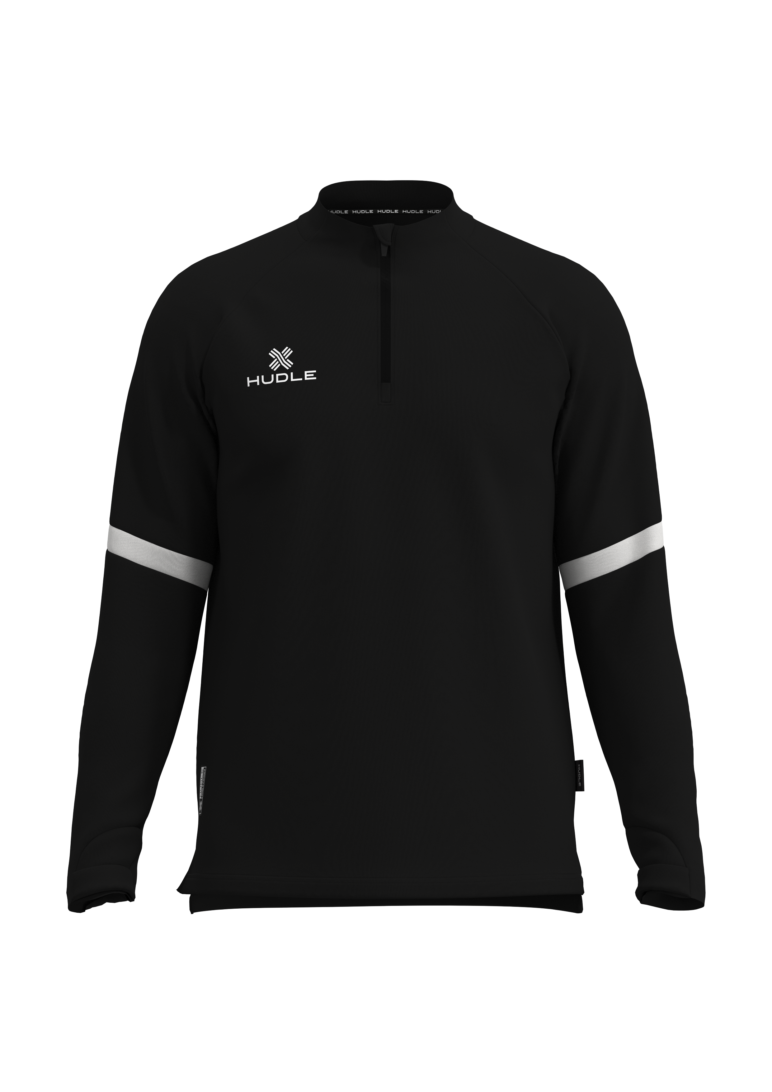 Rafiki Quarter Zip Black White