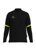 Rafiki Quarter Zip Black Yellow